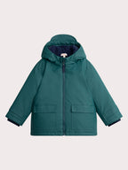Imperméable vert capuche animée pour garçon - 1