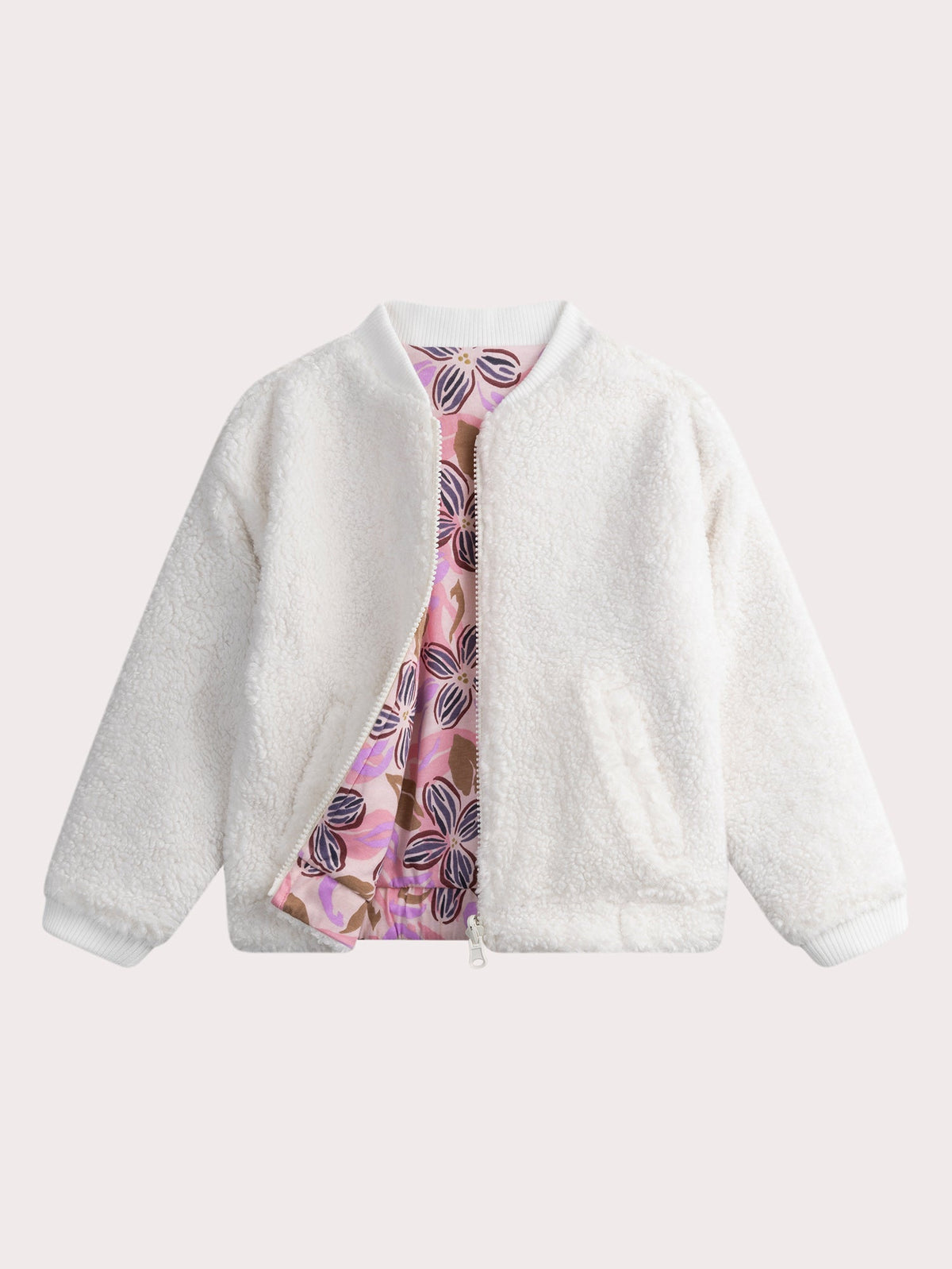 Teddy reversible fourrure synthétique effet mouton - 1