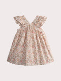 Robe fluide imprimé fleurs - 1
