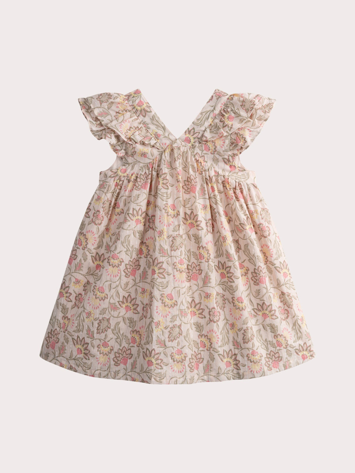 Robe fluide imprimé fleurs - 1