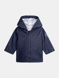 Imperméable bleu nuit à petites oreilles pour bébé garçon - 1