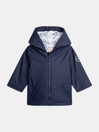 Imperméable bleu nuit à petites oreilles pour bébé garçon - 1