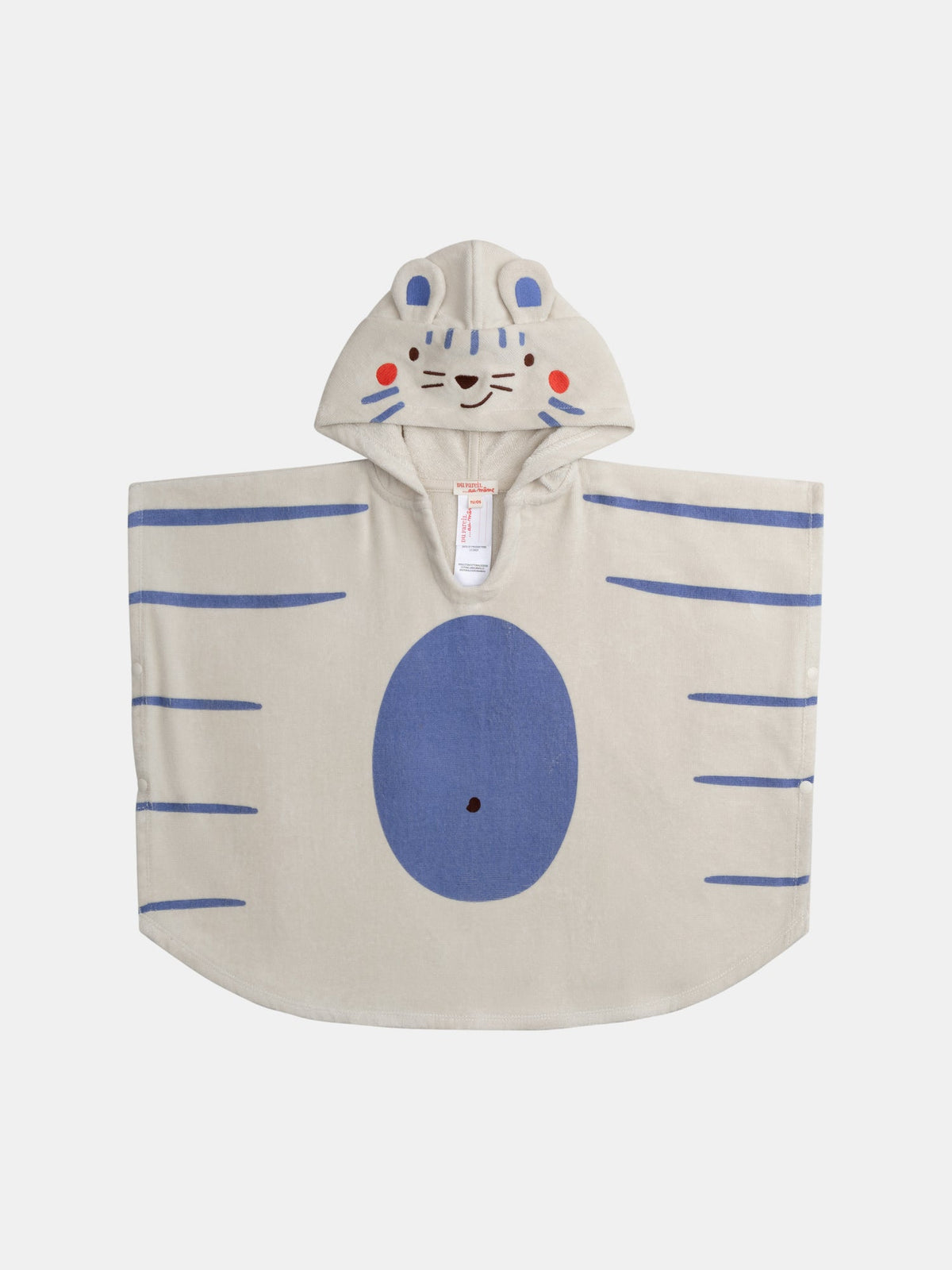 Cape de bain tigre pour bébé garçon - 1