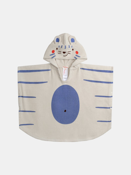 Cape de bain tigre pour bébé garçon - 1
