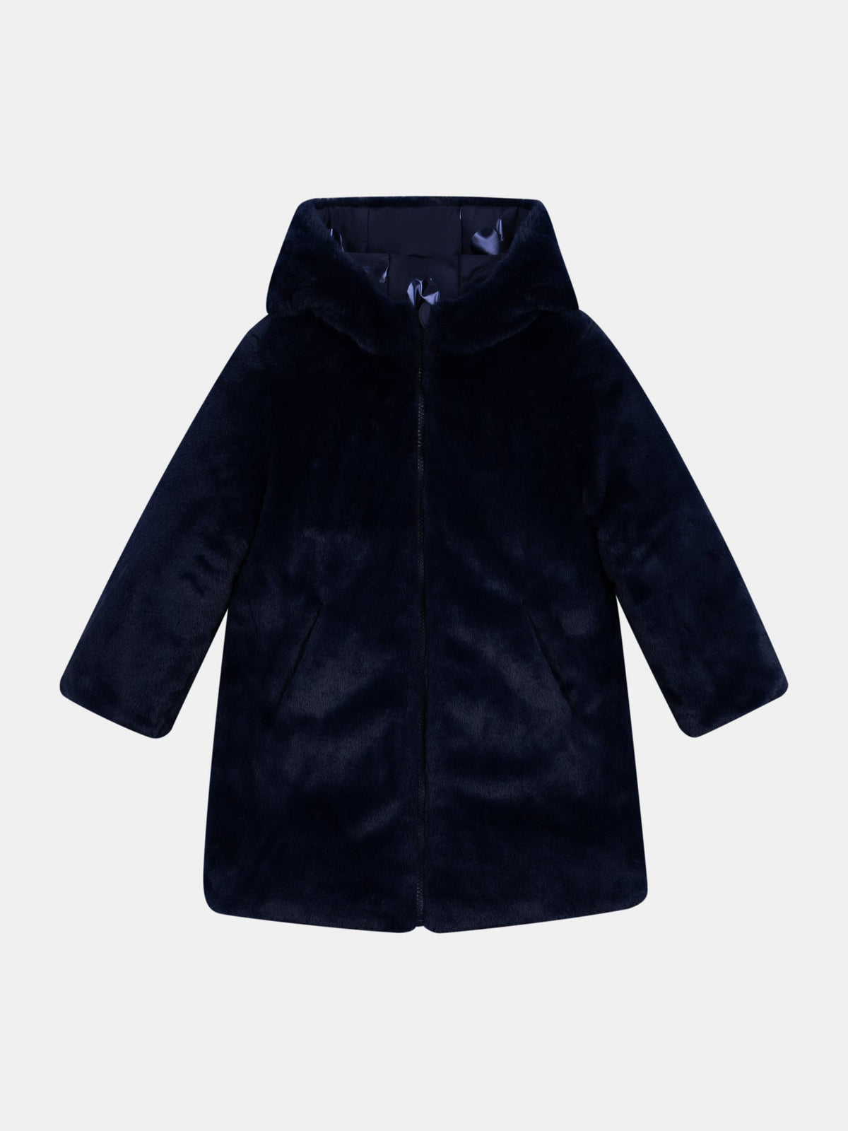 Parka réversible imprimé pommes pour fille - 1