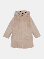 Parka réversible a pois pour fille - 2