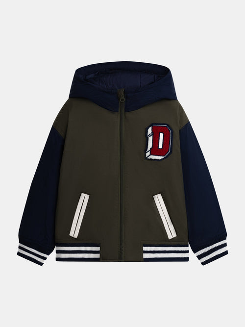 Blouson colorblock à capuche pour garçon - 1