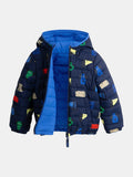 Blouson réversible imprimé têtes de chien pour graçon - 1