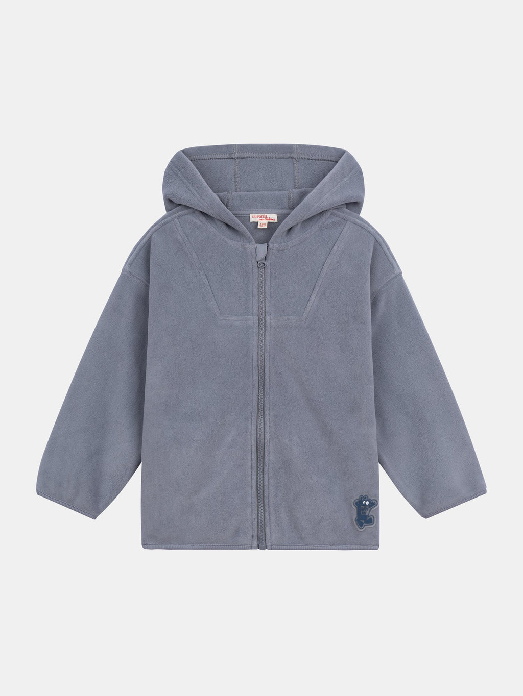 Gilet en polaire bleu grisé pour garçon - 1