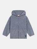 Gilet en polaire bleu grisé pour garçon - 1