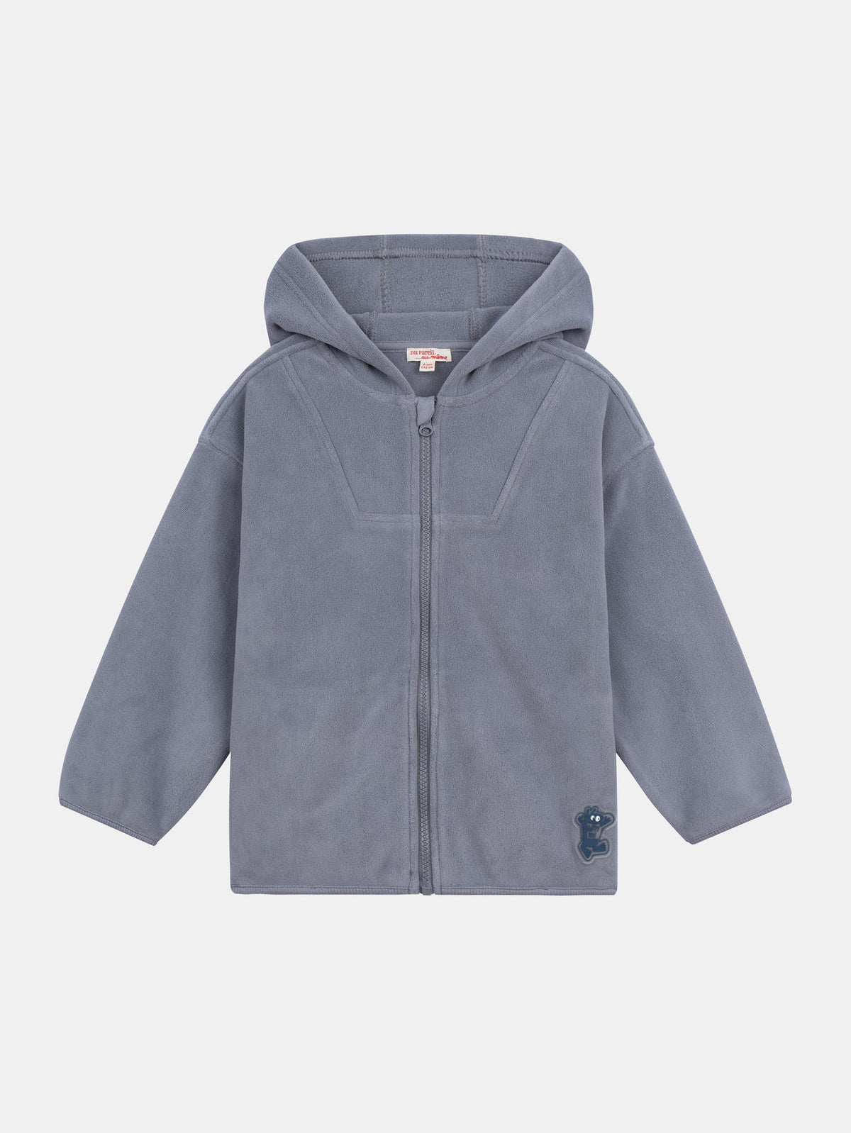 Gilet en polaire bleu grisé pour garçon - 1