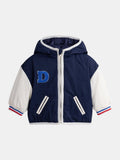 Blouson style bombers imperméable bleu pour bébé garçon - 1
