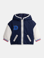 Blouson style bombers imperméable bleu pour bébé garçon - 1