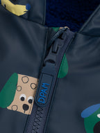 Imperméable à capuche imprimée chien pour bébé garçon - 2