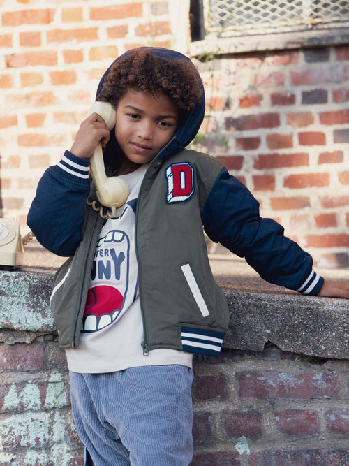 Blouson colorblock à capuche pour garçon - 2