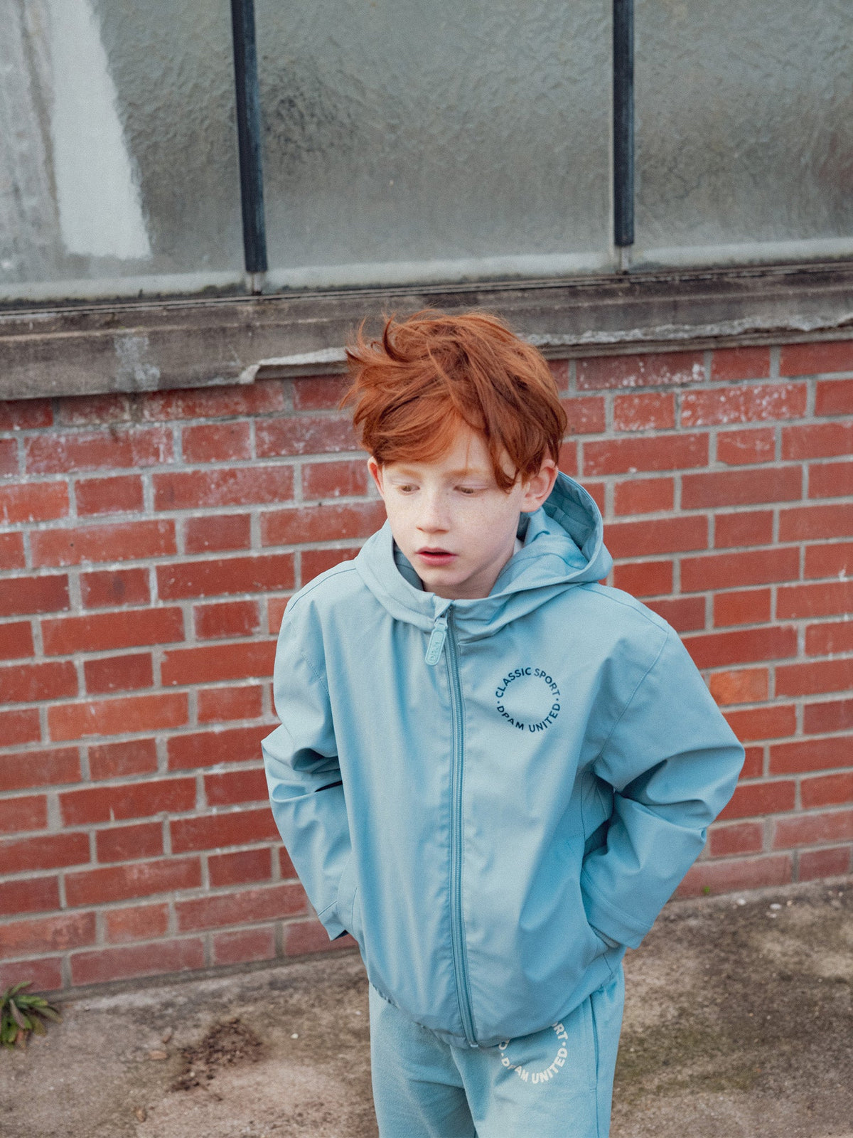 Imperméable bleu à capuche pour garçon - 2